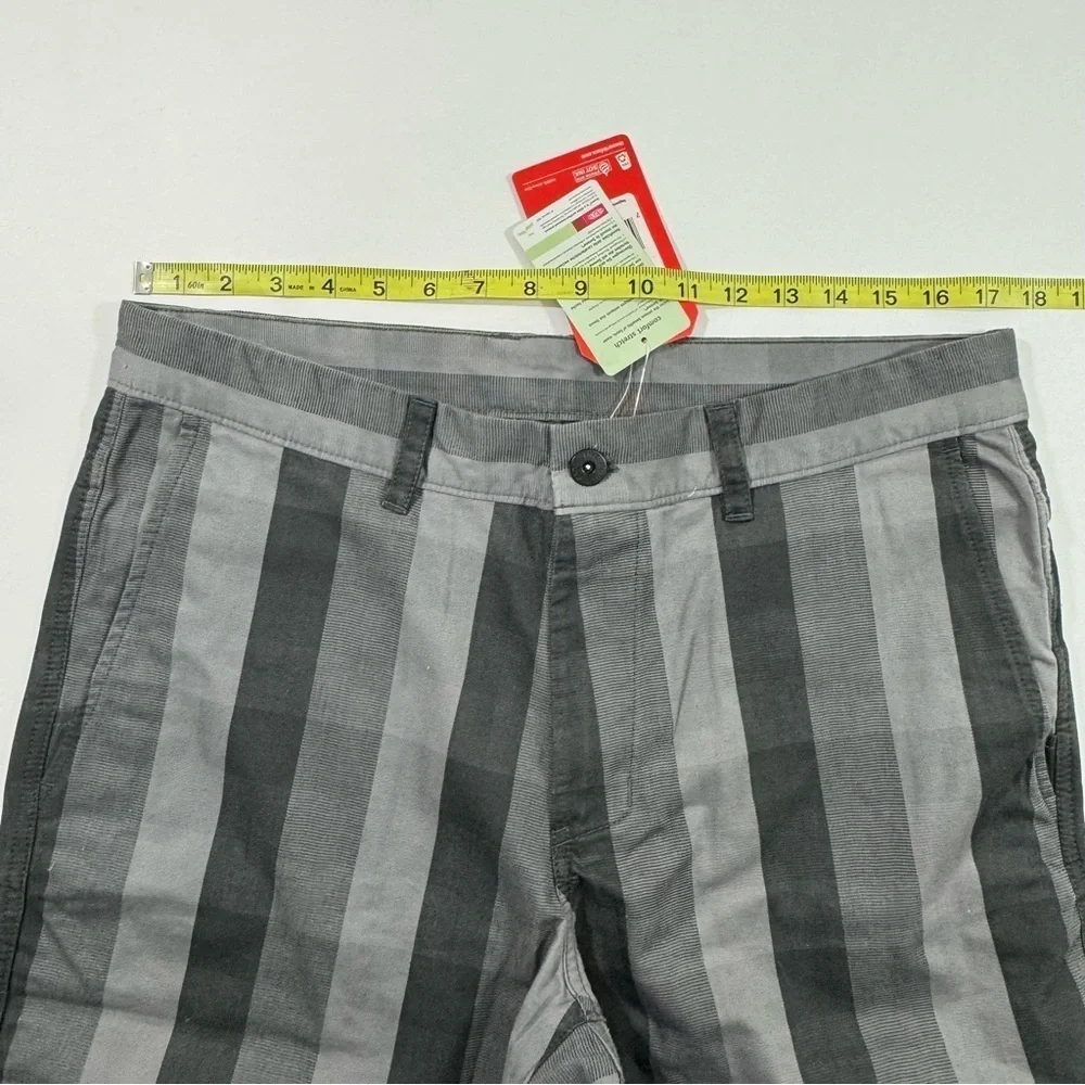 New The North Face Narrows Plaid Shorts Asphalt Grey